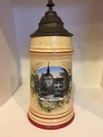 Lithophane 1/2 liter lidded stein