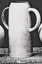 blank two-handle stein