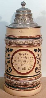 historismus stein with verse