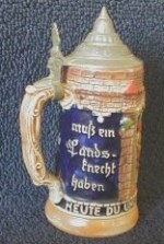 20th century souvenir stein