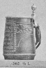 Jugendstil stein with verse