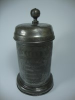 early pewter stein