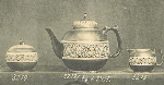 teapot, milkjug and sugar dish