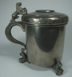 Scandinavian pewter tankard