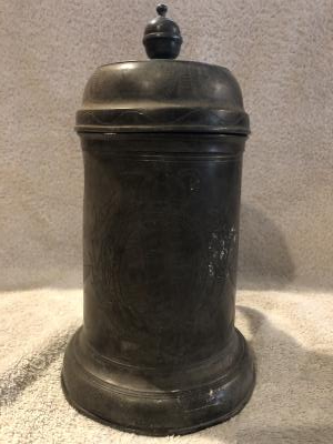 Pewter 1828 stein