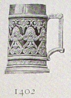 stein with geometric design