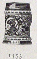 stein with hunting scenes