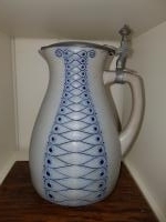 Art nouveau design pitcher