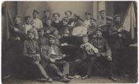 Postcard: group of reservists