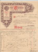 Original invoice from Brüder Thannhauser