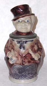 Character stein (man with hat)