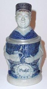 Character stein (man with beer stein)