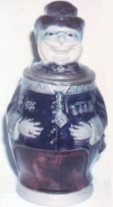 Character stein (man with hat)