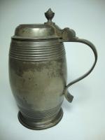 pewter barrel stein