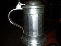 Very Old Pewter English stein