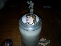 Hand Thrown Portrait Stein