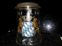 Munchen arms Glass Stein