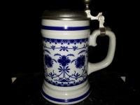 WMF. Cobalt Blue & White Stein