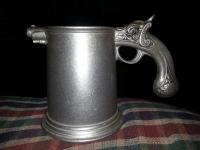 Pewter Gun Stein