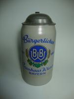 Large brewery stein Bürgerliches Brauhaus Wiesen