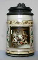 Half litre porcelain stein