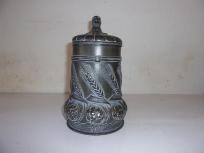 Pewter Art Nouveau Stein