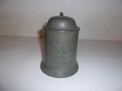 Pewter Fraternity Stein