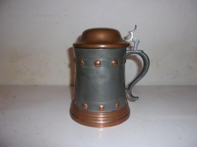 Copper-Pewter M-B Award Stein