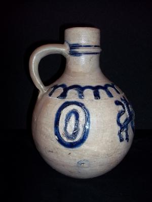 Westerwald Jug 25 cm around 1650