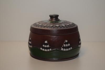 Terra Sigilata lidded butter dish