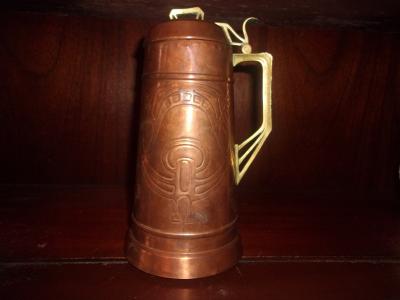 Copper/Bronze Art Nouveau Stein