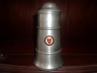 Manning Bowman Pewter Harvard Stein