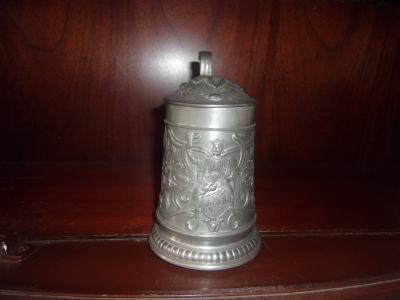 Art Nouveau Pewter Stein