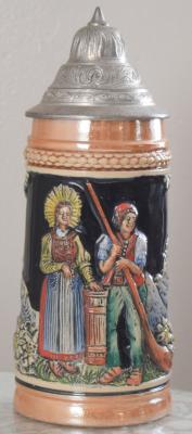 Couple with Alpen Horn