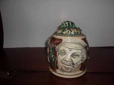 Faces Tobacco Jar