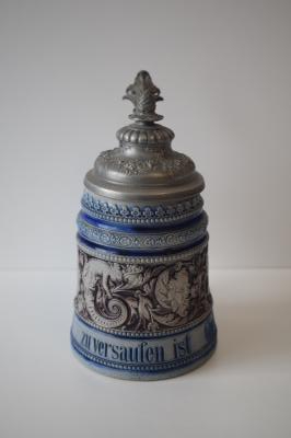 19th century beer stein