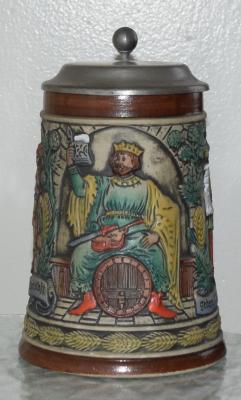 Gambrinus on Barrel