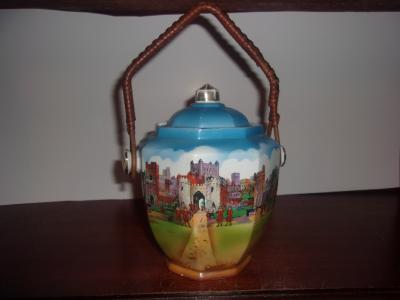 Scenic Tobacco Jar