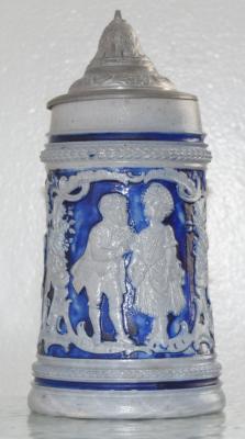 Salt Glazed Courting Couple