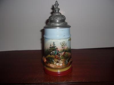 Porcelain Hunt Stein