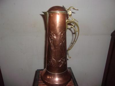 Copper/Bronze Art Neauveau Pouring Stein