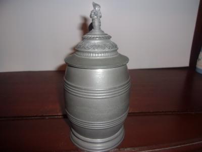 Pewter Barrel Stein