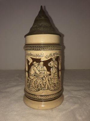 Unknown stein mold number 1601 A