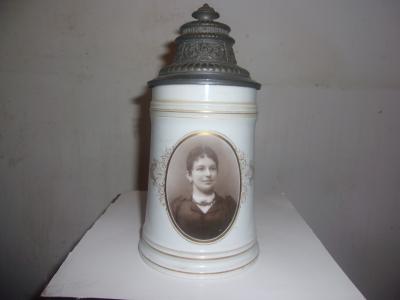 Porcelain Photo Portrait Stein