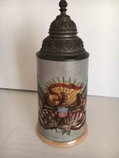 American Flag & Eagle Stein