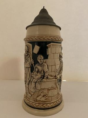 Rheinhold Hanke mold number 1906 half liter stein