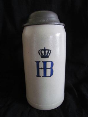 Hofbräuhaus HB 1L masskrug stein # 538