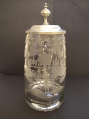 Mid-19th Century Glass Stein