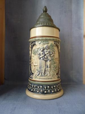 Late 19th century Betrothal stein