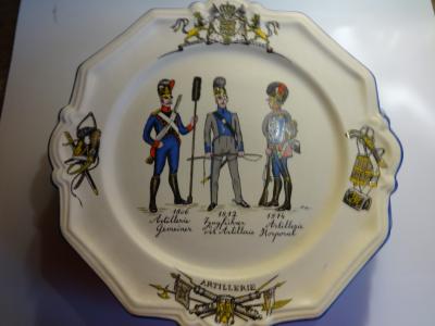 Wall Plates of Bavarian Regiments